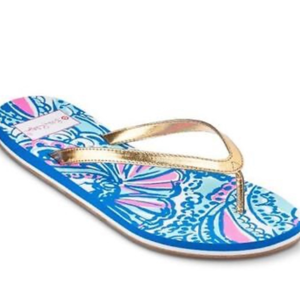 Lilly Pulitzer Target My Fans Flip Flops